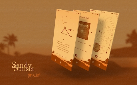 Sandy Sunset for KLWP Mod Apk