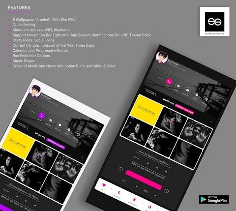 Download Schematic System UI Klwp/Kustom Mod Apk
