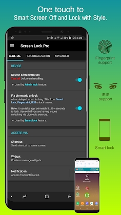 Screen Lock Pro - Fingerprint, Smart lock, IRIS Mod Apk