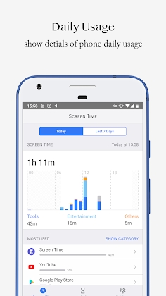 Screen Time - Restrain yourself & parent control Mod Apk
