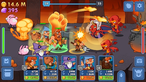 Download Semi Heroes: Idle & Clicker Adventure - RPG Tycoon Mod Apk