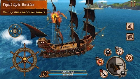 Ships of Battle Age of Pirates Mod Apk