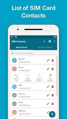 SIM Contacts Mod Apk