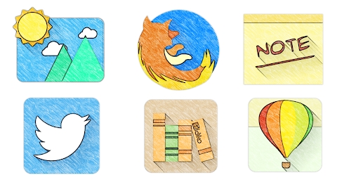 Download Sketchy - Icon Pack Mod Apk