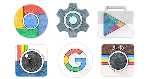 Sketchy - Icon Pack Mod Apk
