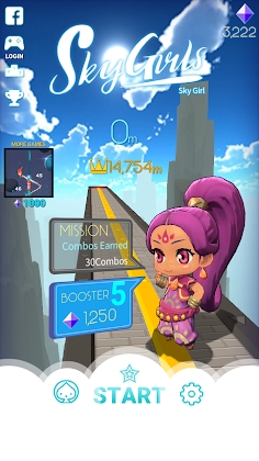 Sky Girls: Flying Runner Game Mod Apk