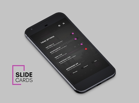 Download Slide Cards Theme for KLWP Mod Apk