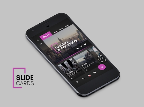 Slide Cards Theme for KLWP Mod Apk