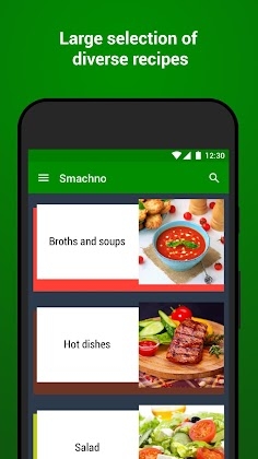 Recipes with photo from Smachno Mod Apk