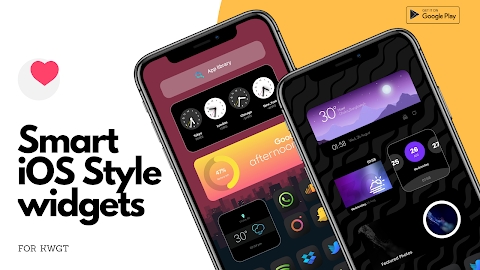 Download Smart iOS Style widgets Mod Apk