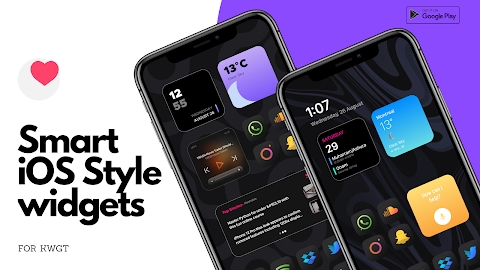 Smart iOS Style widgets Mod Apk