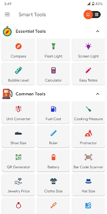 Smart Tools : Compass, Calculator, Ruler, Bar Code Mod Apk