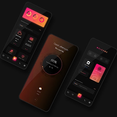 Smoke klwp Mod Apk