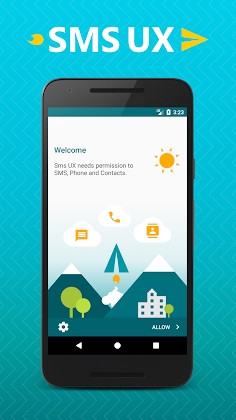 Sms UX - Fast sms app, messenger, voice to text Mod Apk