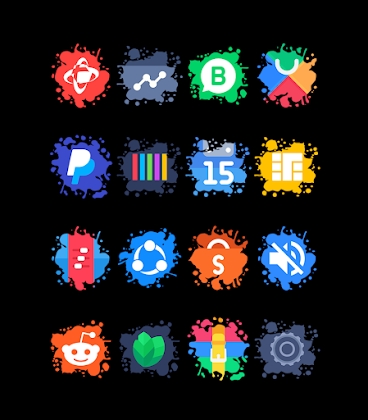 Download Splatter - Icon Pack Mod Apk