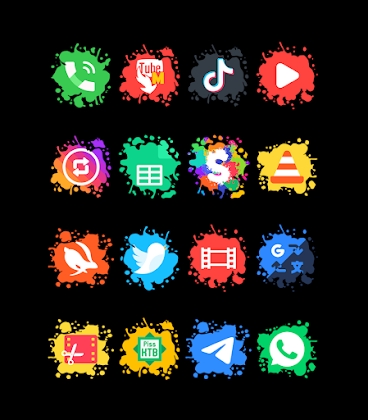 Splatter - Icon Pack Mod Apk