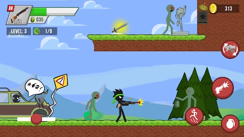 Stickman vs Zombies Mod Apk
