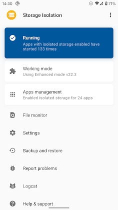 Storage Isolation Mod Apk