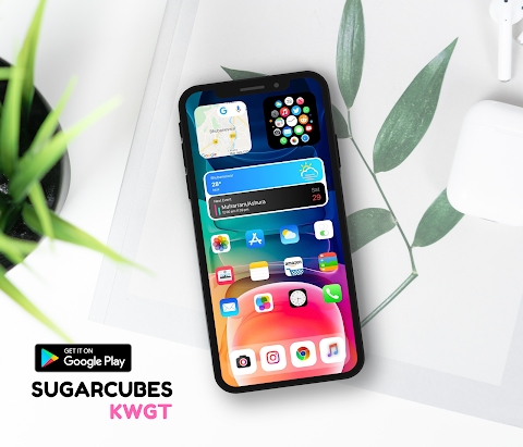 Download Sugarcubes KWGT Mod Apk