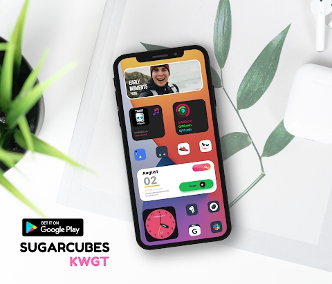 Sugarcubes KWGT Mod Apk
