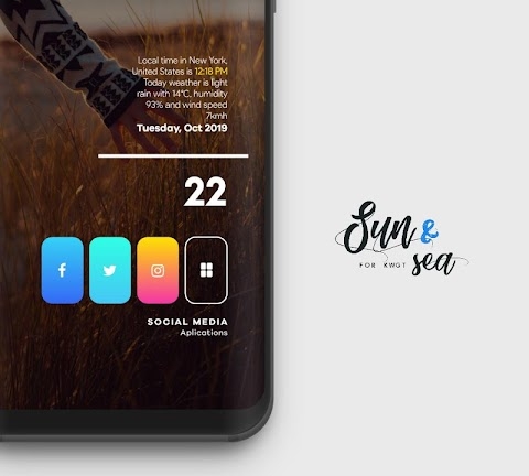 Sun & Sea for KWGT Mod Apk