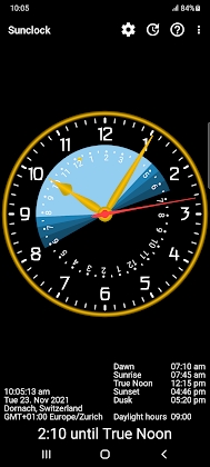 Download Sunclock - Sunrise Sunset Moon Mod Apk