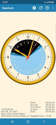 Sunclock - Sunrise Sunset Moon Mod Apk