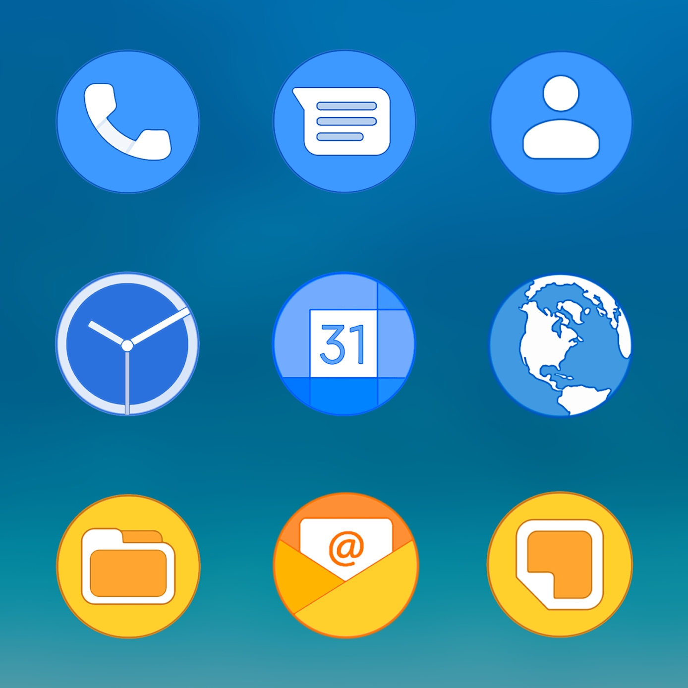 Download Sunlight - Icon Pack Mod Apk