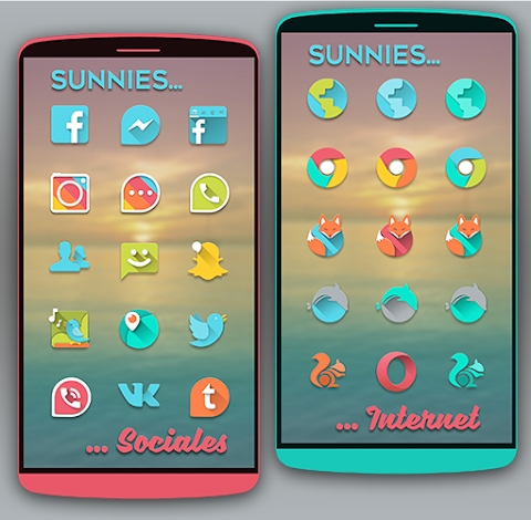Download Sunnies Icon pack Mod Apk