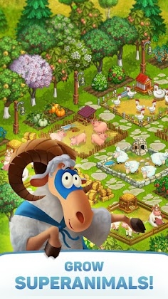 Download Superfarmers: happy farm & heroes city building Mod Apk