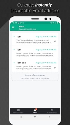 Download Temp Mail - Free Instant Temporary Email Address Mod Apk