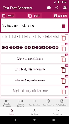 Text Font Generator Mod Apk