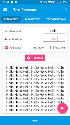 Download Text Repeater Mod Apk