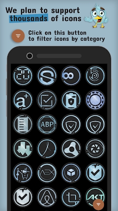 Download Azulox Icon Pack - Dark mode Mod Apk