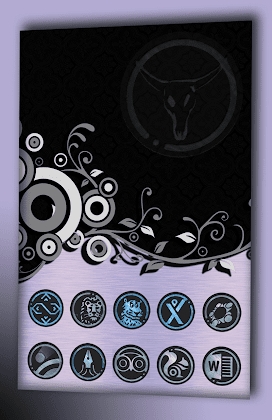 Azulox Icon Pack - Dark mode Mod Apk