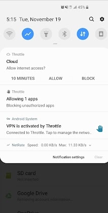 Download Throttle :  Enhance media/game streaming Mod Apk
