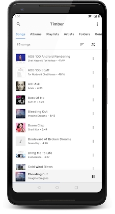 TimberX Music Player Mod Apk