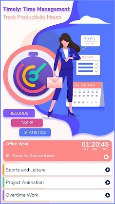 Timely: Time Management and Productivity Hours Mod Apk