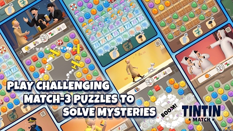 Download Tintin Match: Solve puzzles & mysteries together! Mod Apk