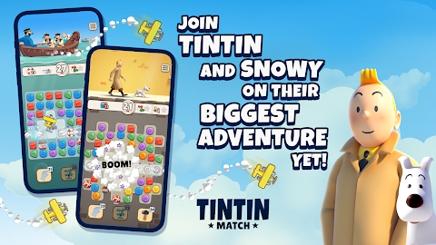 Tintin Match: Solve puzzles & mysteries together! Mod Apk