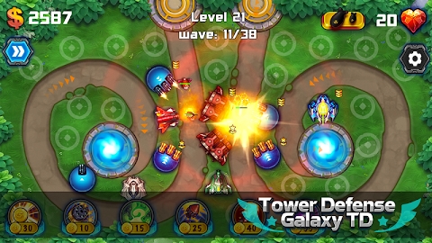 Download Tower Defense: Galaxy TD Mod Apk