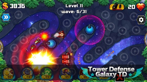 Tower Defense: Galaxy TD Mod Apk