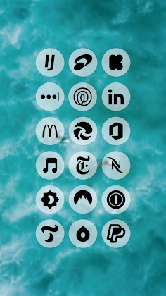 Download Transparent Black - Icon Pack Mod Apk