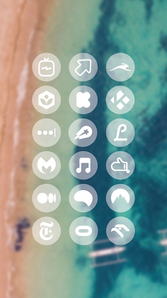Download Transparent White - Icon Pack Mod Apk