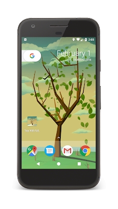 Tree With Falling Leaves Live Wallpaper - FREE Mod Apk
