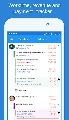 Trice - work time tracker app for freelancer Mod Apk