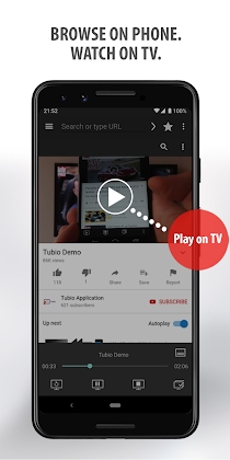 Download Tubio - Cast Web Videos to TV, Chromecast, Airplay Mod Apk