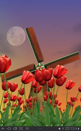 Download Tulip Windmill Live Wallpaper Mod Apk