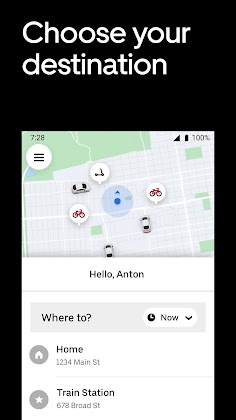 Download Uber - Request a ride Mod Apk