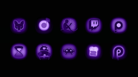 Ultraviolet - Stealth Purple Icon Pack Mod Apk